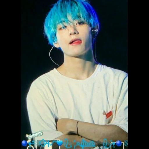 bts v, taehyung, kim ta hyun, taehyung bts, taehen with blue hair