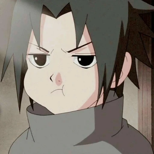 саске, sasuke, обиженный саске, саске маленький лицо, саске учиха маленький