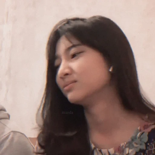 asiático, menina, indonésia, através do filme hennessy
