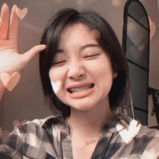 orang asia, orang, viral tiktok, riasan korea, wanita korea sangat lucu