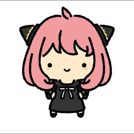 anime, anime, nakano miku, sans neko kawai, nakano nino chibi