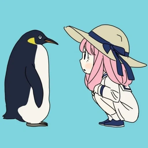 манга пингвин, аниме пингвин, аниме рисунки, персонажи аниме, аниме парень пингвин