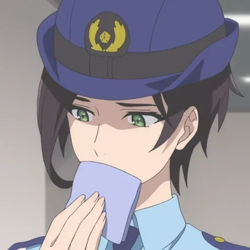 animação, clipe de anime, sasaki yuyuan, papel de animação, polícia de anime