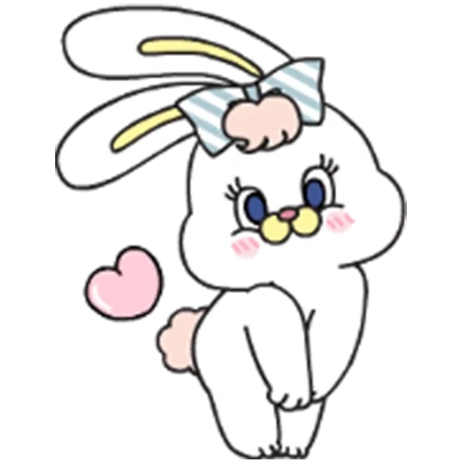 bunny, while a bunny, rabbit fantik, ricos sweet life, animation rabbit snepa