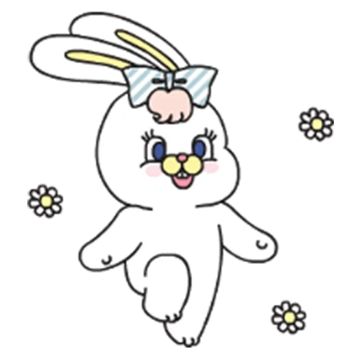 bunny, rabbit fantik, rabbit drawing, ricos sweet life, and animated animals