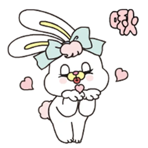 clipart, bunny mia, rabbit fantik, ricos sweet life, animation rabbit snepa