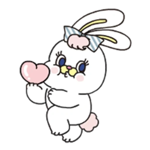 bunny, caro coniglio, rabbit fantik, disegno di coniglio, ricos dolce vita