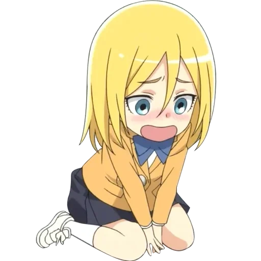 christa lenz, attack of the titans, historische reisen, armin arlet chibi, high school titan invasion