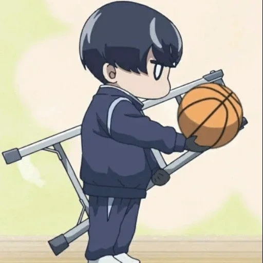 imagen, kurko sin canasta, limpiar aoyama kun, baloncesto kuroko chibi aomin, baloncesto kuroko hanamia makoto