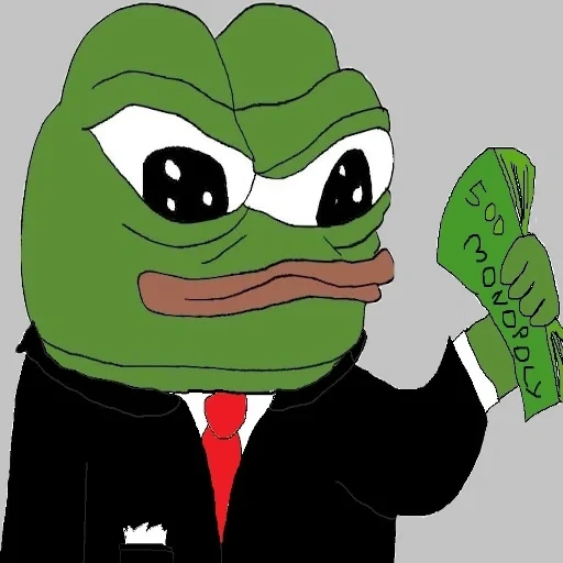 pepe toad, the frog pepe is rich