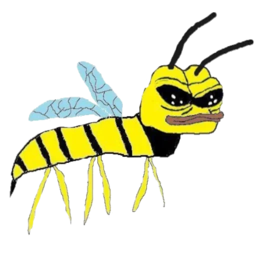 moralista, apu apustaja, bee hornet, conheça o seu meme, inseto de abelha