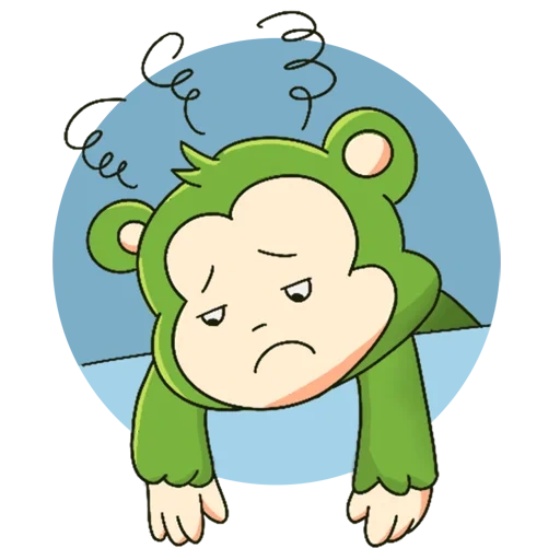 yaya, asiatique, dessin animé de singe