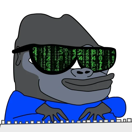 meme pepe, código de memes, pepe hacker, pepe hackerman, pepe con un cilindro de memes