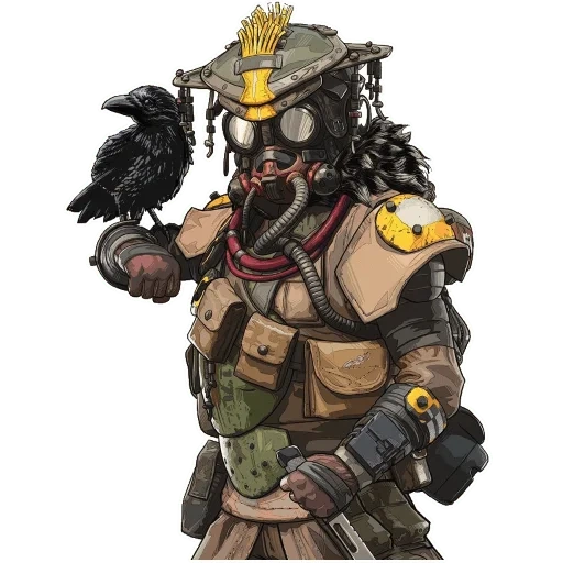 apex legends, apex legends blood hound, bloodhound without apex mask, blood hound vertex plague doctor, apex legends bloodhound guard