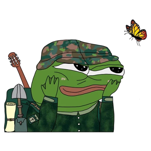 pepe, militer, pepe toad, pepe frog, katak adalah seorang militer