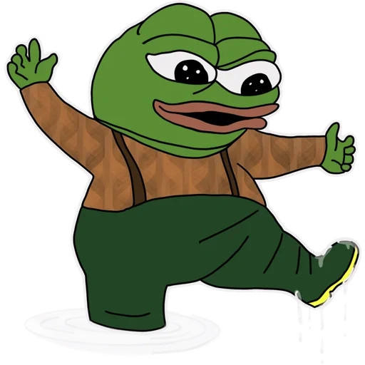 pepé, grenouille, pepe en colère, pepe heureux, pepe pepe