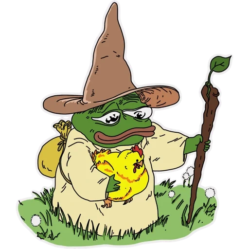 mago di pepe, la rana verde, pepe wizard, pepis il tender, the little green frog