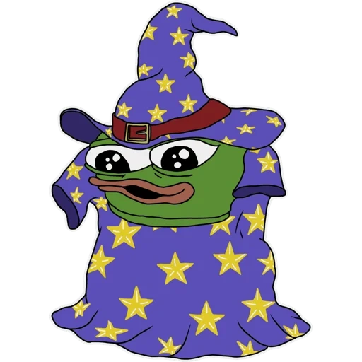 pepé, pepe magician, crapaud, crapaud pepe, pepe est un sorcier