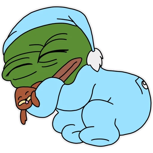 meme kodok, meme tentang dz, smurf tidur, katak menangis, crying frog pepe