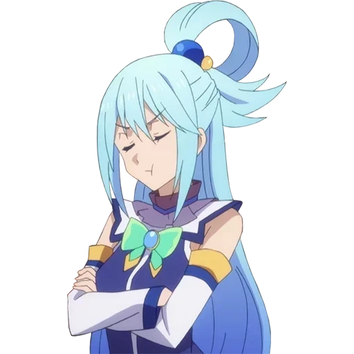 aguja, aguja, capturas de pantalla de aqua konosuba, konosuba love aqua