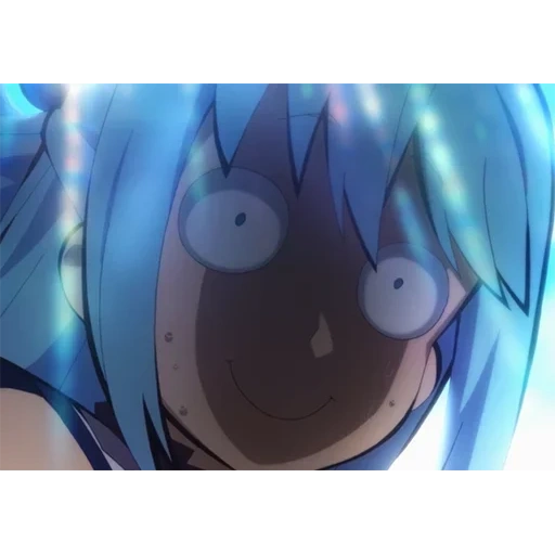 konosuba, aqua konosuba, kono suba, kono suba water face, shuikonuo suba freeze-frame