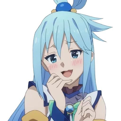 aqua konosuba, kono suba, kangsuba animation, water kono suba meme, animation ono shushui