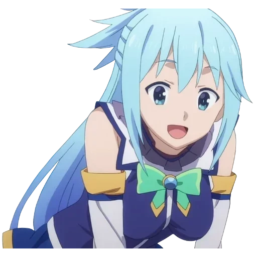 aguja, aguja, konosuba aqua, anime konosuba aqua, capturas de pantalla de aqua konosuba