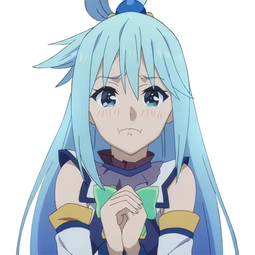 aqua konosuba, kono suba, anime di consuba, anime suzuki ono, kono suba puffini di mare