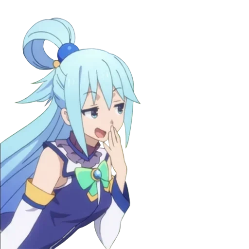 aqua konosuba, kono suba, konosuba waterfinch, kono subasker, konosuba puffin