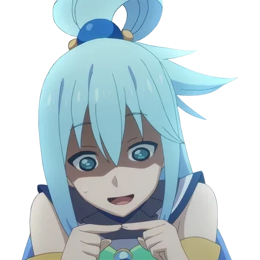 aguja, aguja, aqua konosuba meme, discordia de aqua konosuba