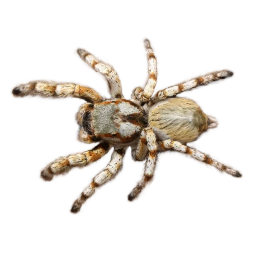 la araña es grande, araña tarántula, fondo transparente, tarántula de araña blanca, araña con fondo transparente