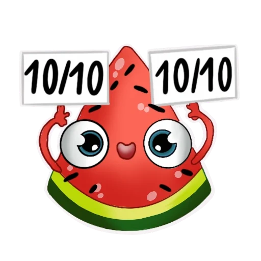 redick, der text, wassermelone, wassermelone redick, aufkleber mit niedlichen mustern