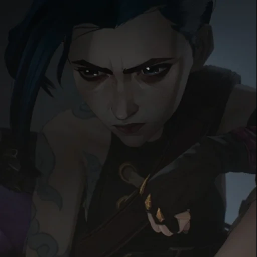 anime, jinx, humano, liga jinx, jinx league of legends