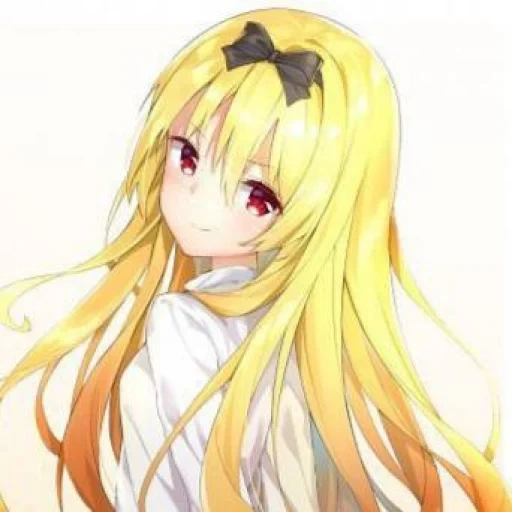 chica de animación, ali fureta ishtar, personajes de anime de cabello amarillo, aripureta from commonplace a worlds strongest