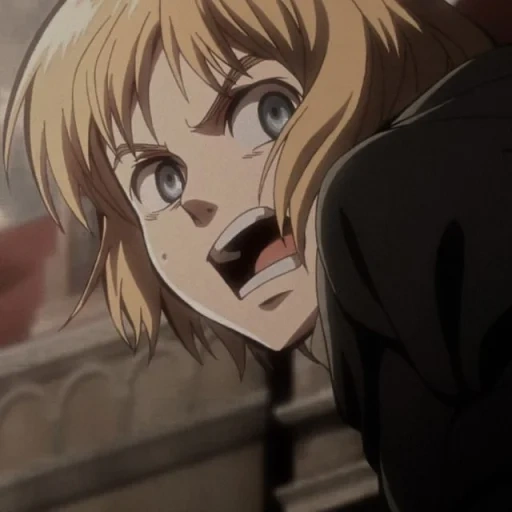 anime titanen, armin arlert, anime charaktere, armin scherzt nur, erica brown violet evergarden