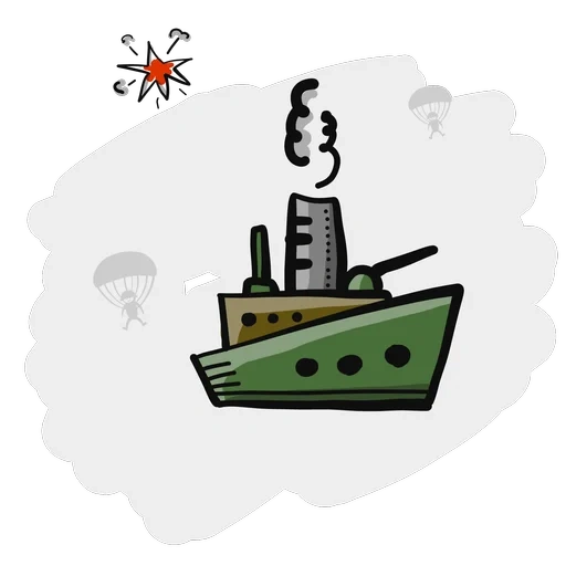nave, clipart a vapore, figura del piroscafo, nave piatta senza sfondo