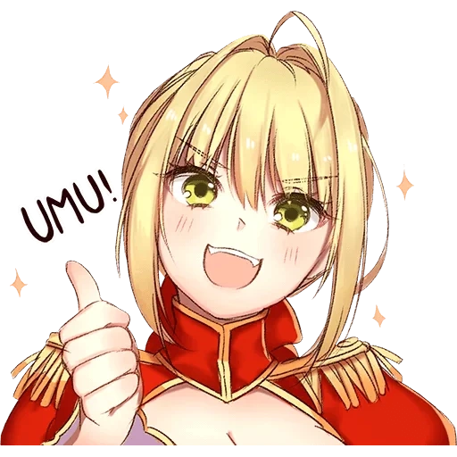 iman nol, nero claudius, karakter anime, nero claudius umu, nero claudius destiny umu