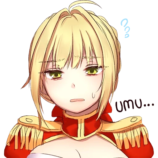 anime, menina anime, nero claudius, personagens de anime, nero claudius umu