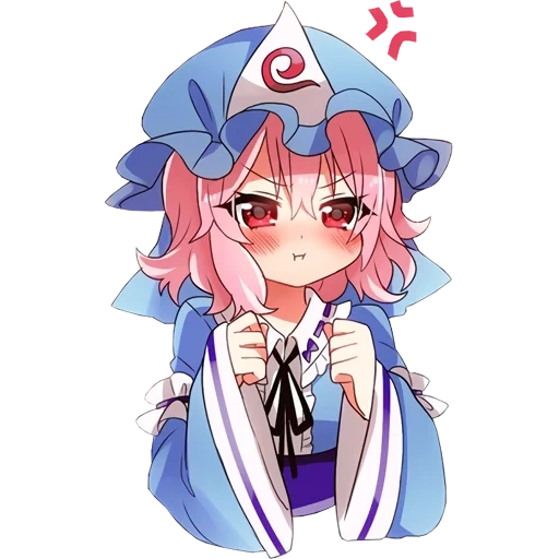 anime, projeto touhou, yuyuko saigyouji, yuka touhou yuyuko, anime sanzu artik