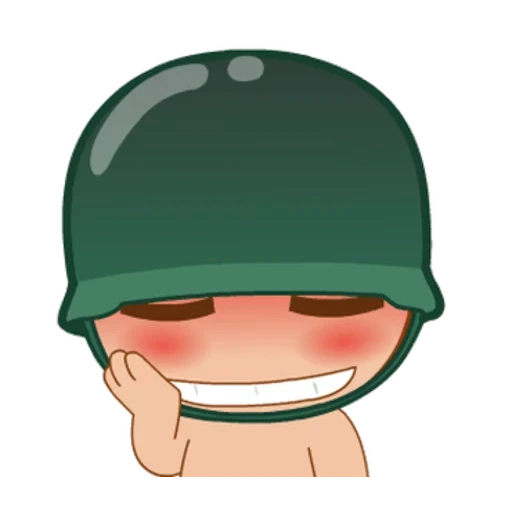 imagen, ataúd sonriente, soldado de watsap, emoticones de anime, smiley de un casco militar