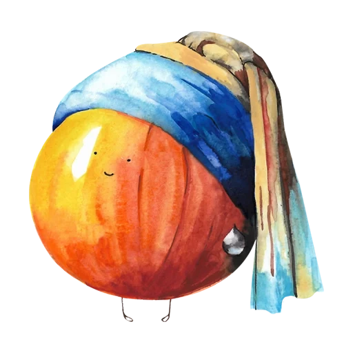 text, illustration, der ball des aquarells, rubio album cover, kosmos mit farbigen stiften
