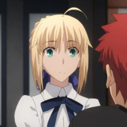 saber ubw, emiya shirou, anime charaktere, schicksal/aufenthalt nacht, sabre takestita schauspielerin