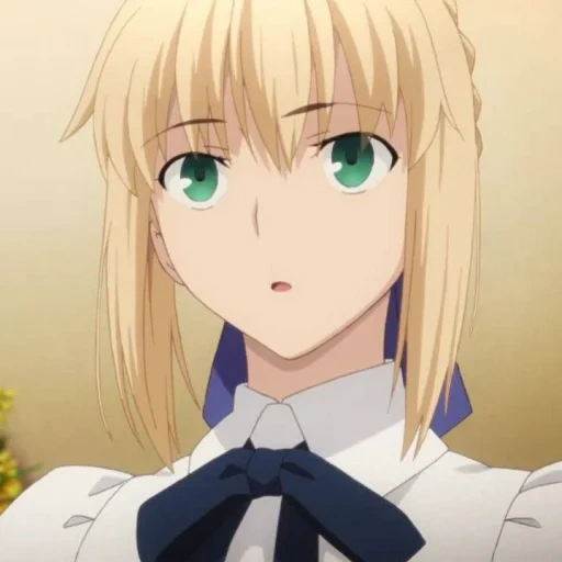 saber, seb, sayber ubw, seb arturia, personajes de animación