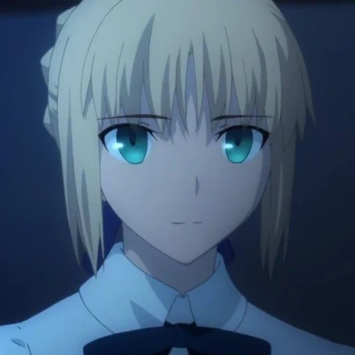 saber, sayber ubw, fate/stay night, faith cyber memes, girl anime character