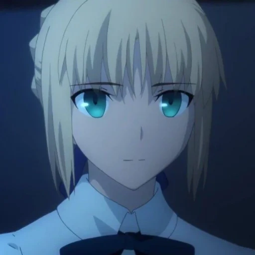 saber, sayber ubw, fate/stay night, motivo de crença, caráter de anime menina