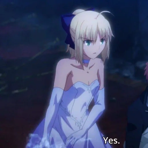 sayber ubw, la fe de cyber, fest arturia, personajes de animación, fate/stay night