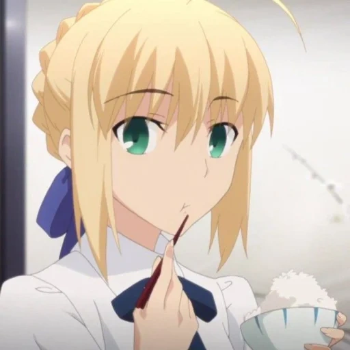 saber, сейбер, сейбер ubw, аниме хелфи, девушки аниме