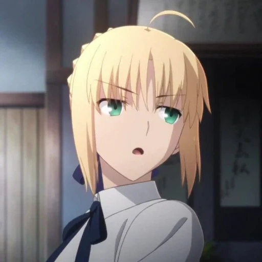 saber, sayber ubw, menina anime, fate/stay night, motivo de crença