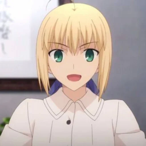 animação, seiberin, sayber ubw, menina anime, fate/stay night