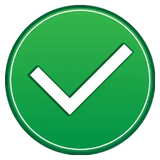 marca de verificación, mierda, el hikonk es una marca de verificación, insignia del salón, marca de verificación verde